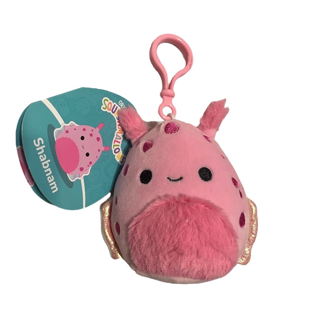 NWT Shabnam The Sea Slug Squishmallow Clip